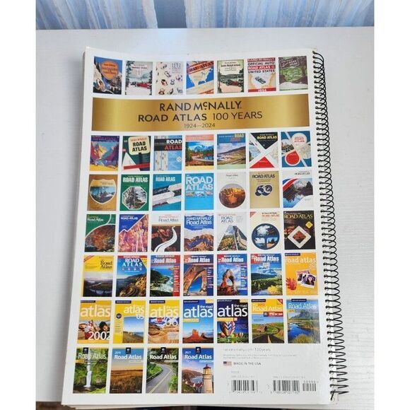 Rand McNally 100th Anniversary Edition Road Atlas, Large Scale - Picture 2 of 4